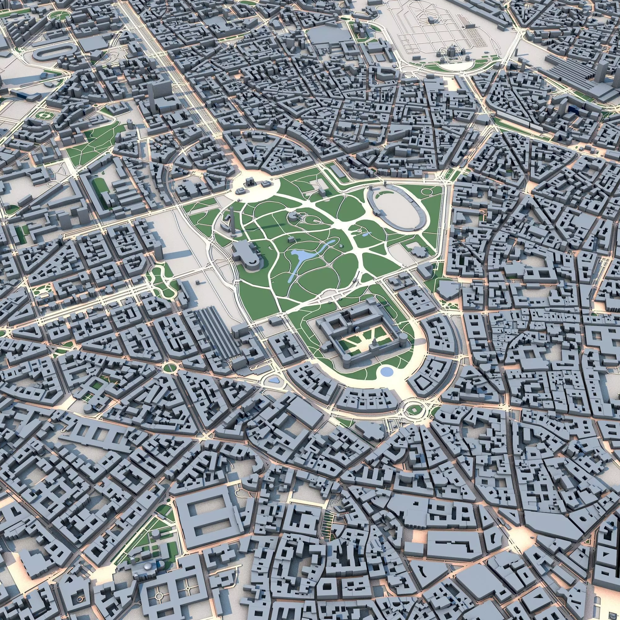 Milan City Italy 3D model_0