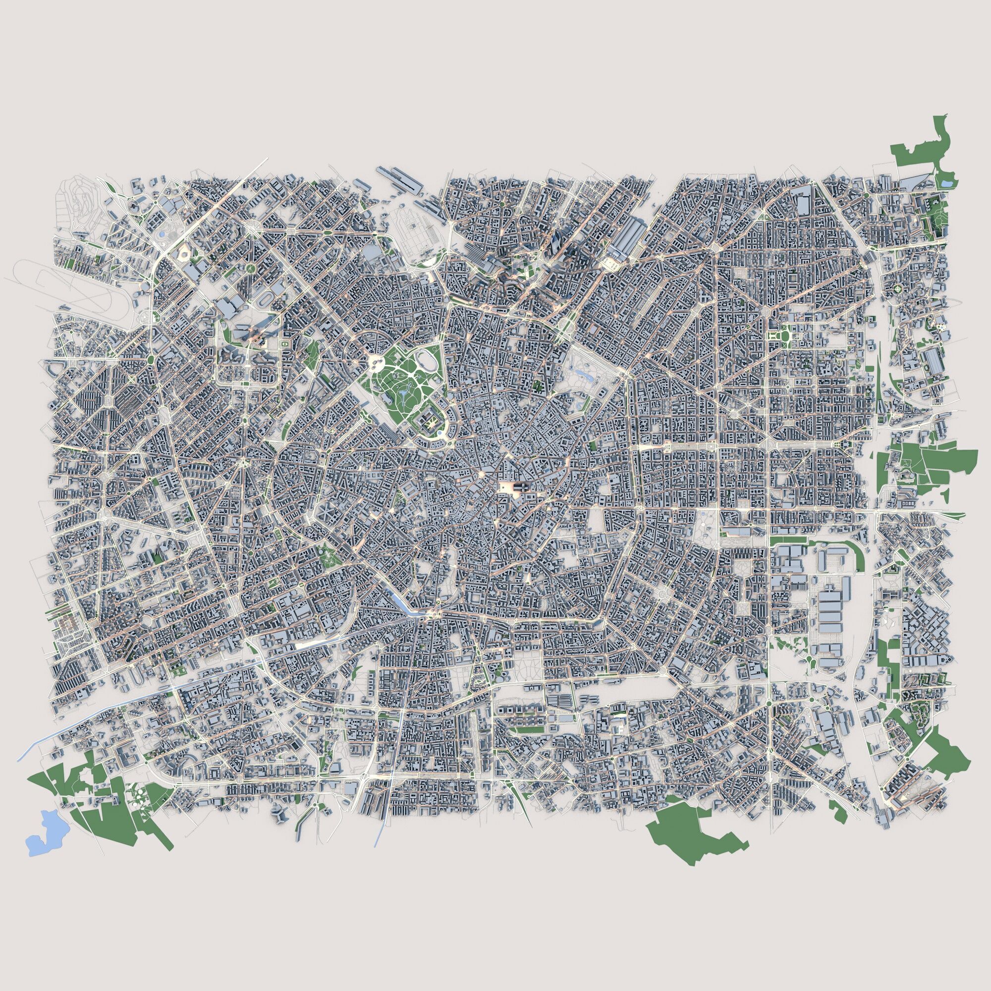 Milan City Italy 3D model_2