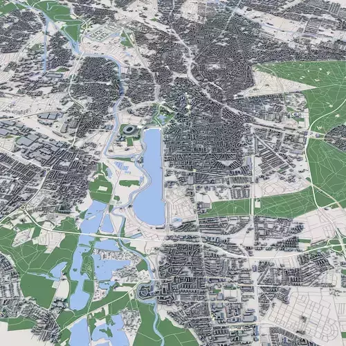 Hanover City Germany 3D model