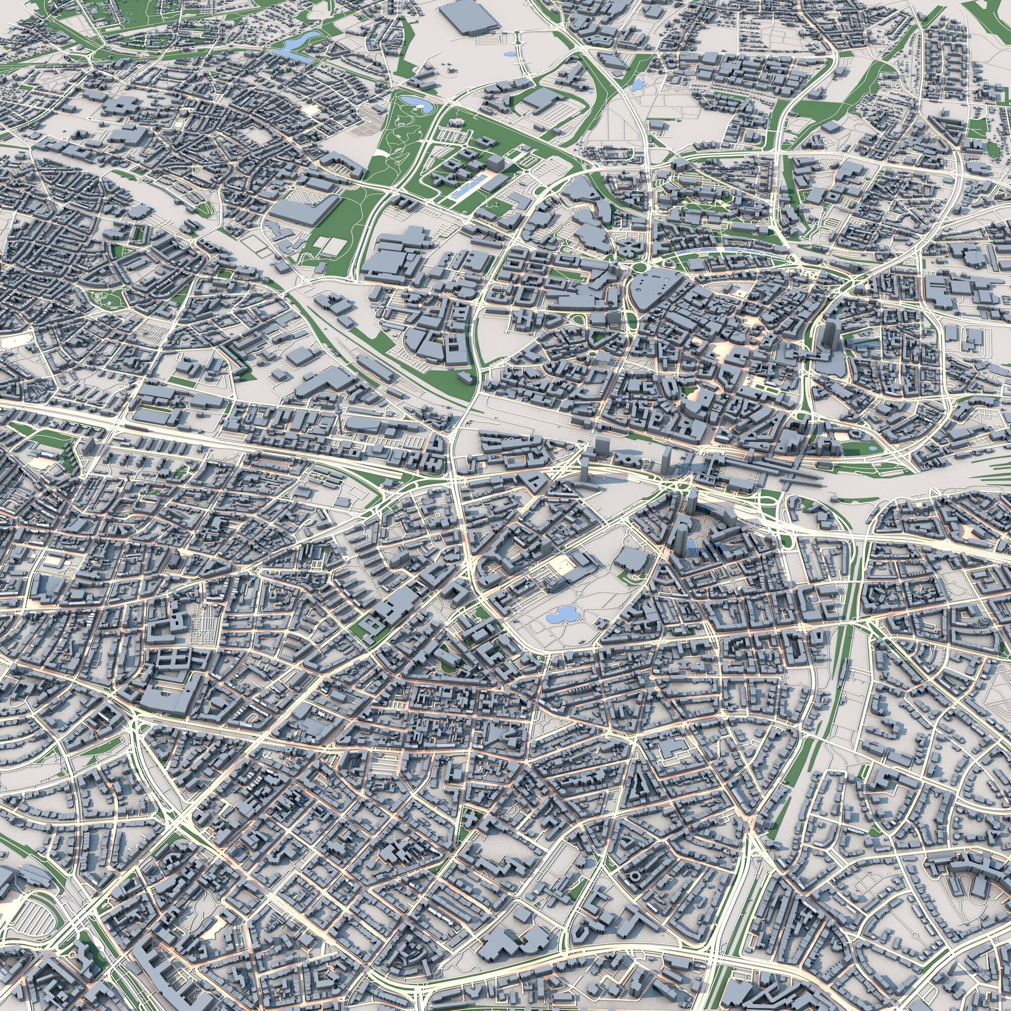 Essen City Germany 3D model_5