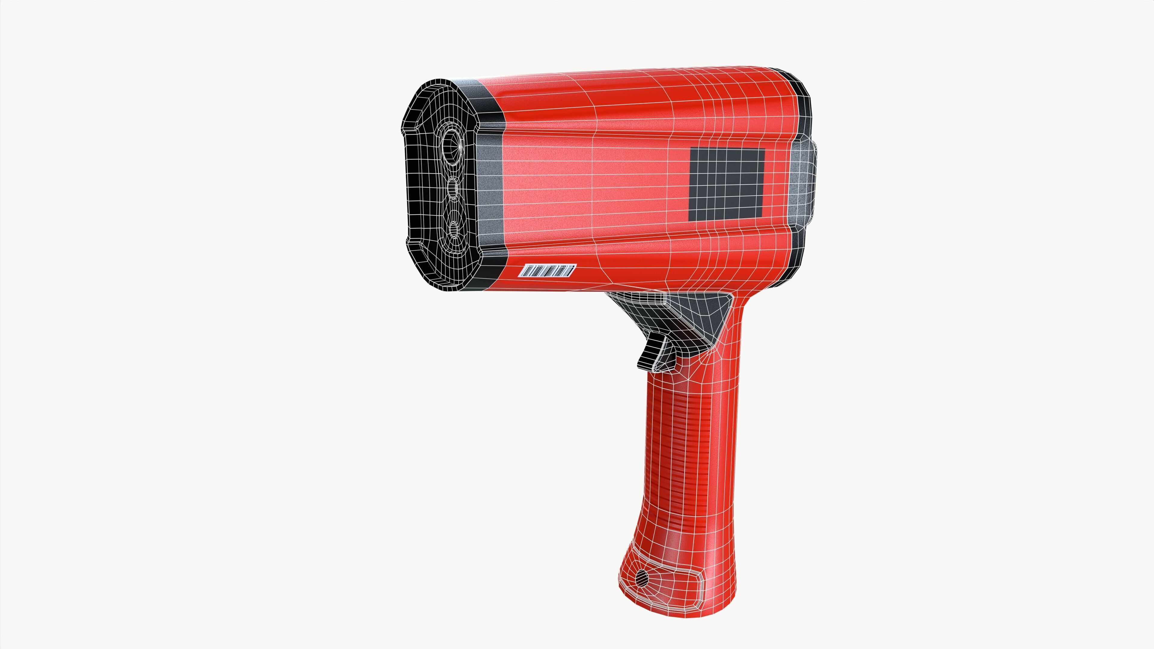 Thermovision device Low-poly 3D model_7