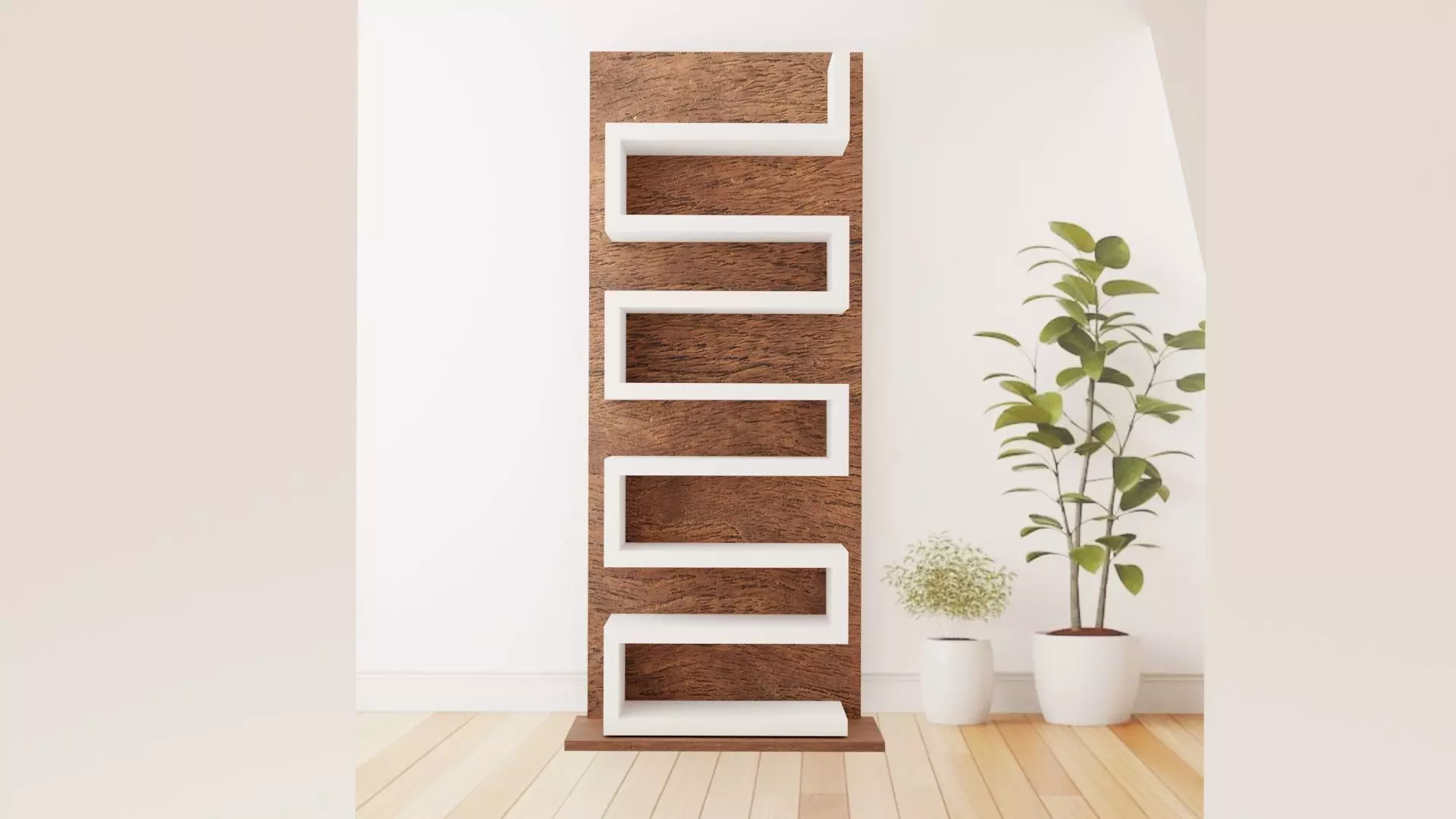 Bookcase 02 3D model_0