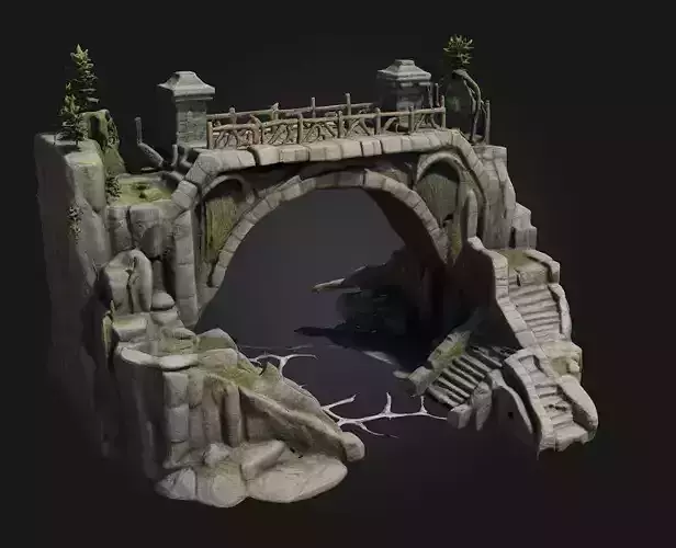 Stone Archway Diorama 