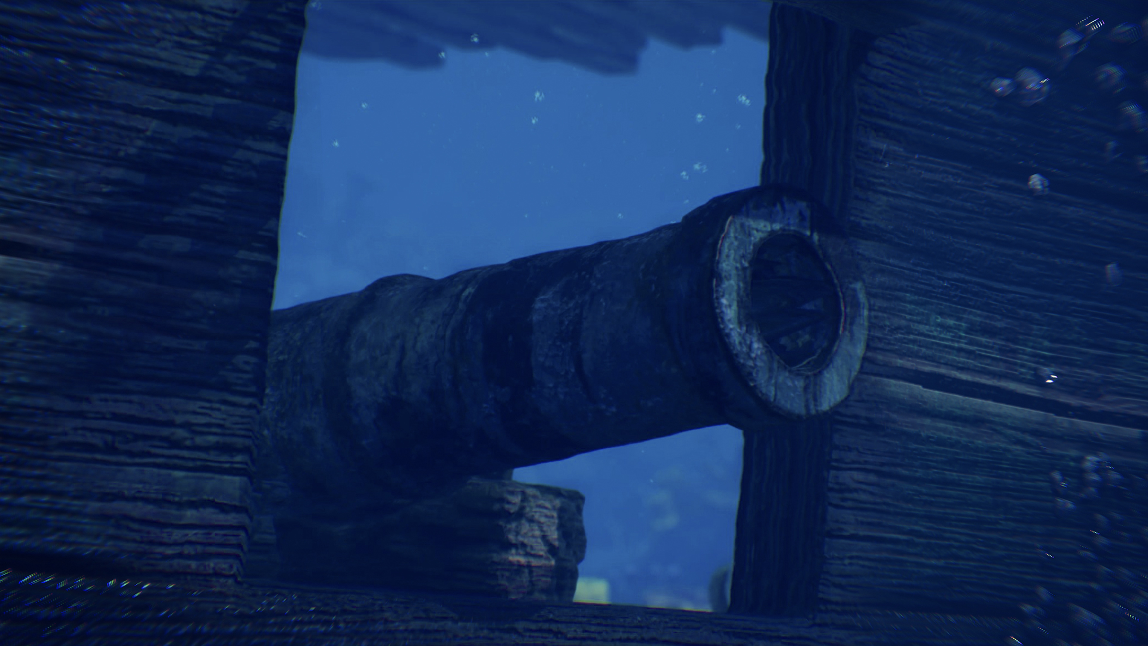 Underwater Sunken Ship Environment Low-poly 3D model_22