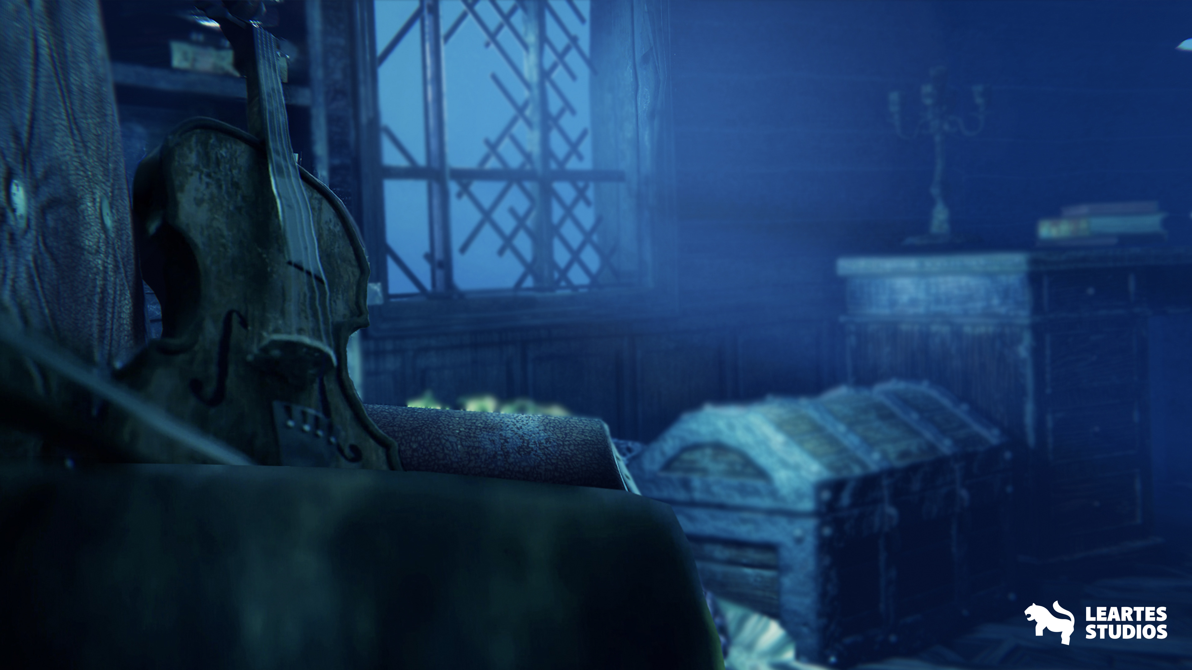 Underwater Sunken Ship Environment Low-poly 3D model_20