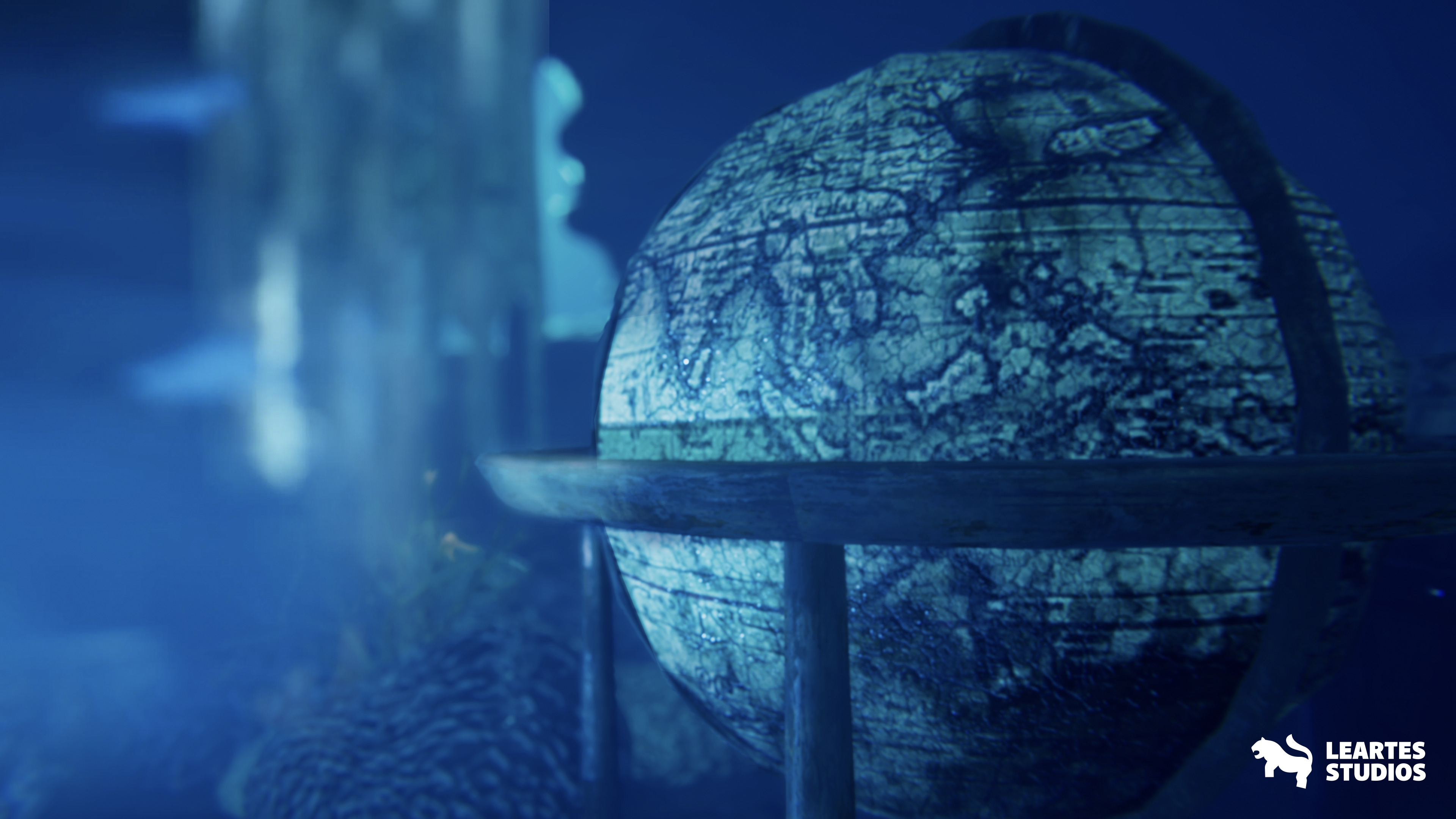 Underwater Sunken Ship Environment Low-poly 3D model_24