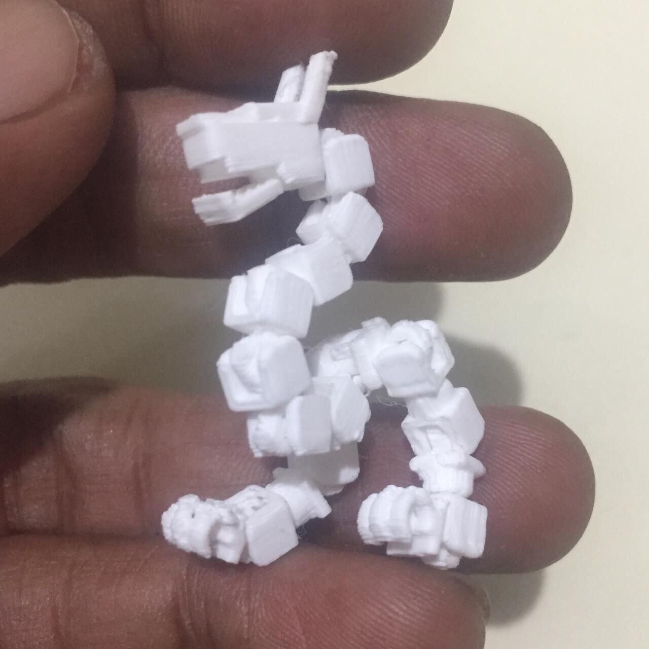 Mini Size Articulated Lilliputian Dragoon 00 3D print model_1