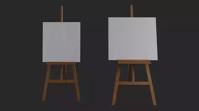 Easel Stand MAYA and Blender