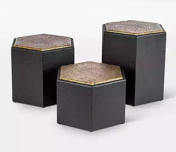  Polygonal Coffee Table Modern Geometric 3D Model