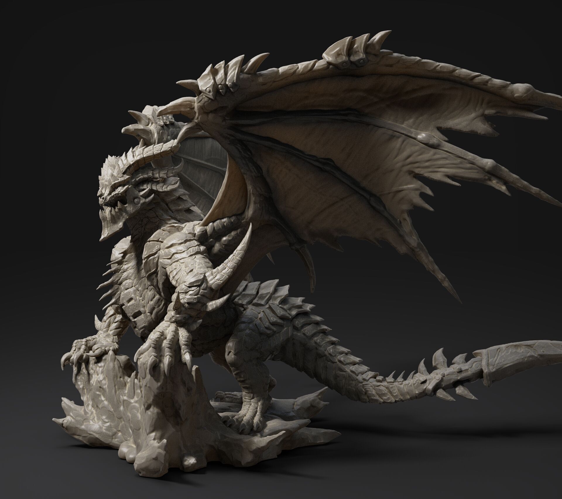 Deathwing 3D print model_5