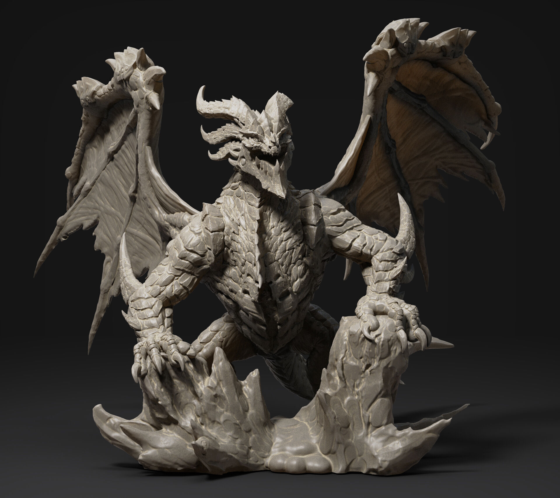 Deathwing 3D print model_3
