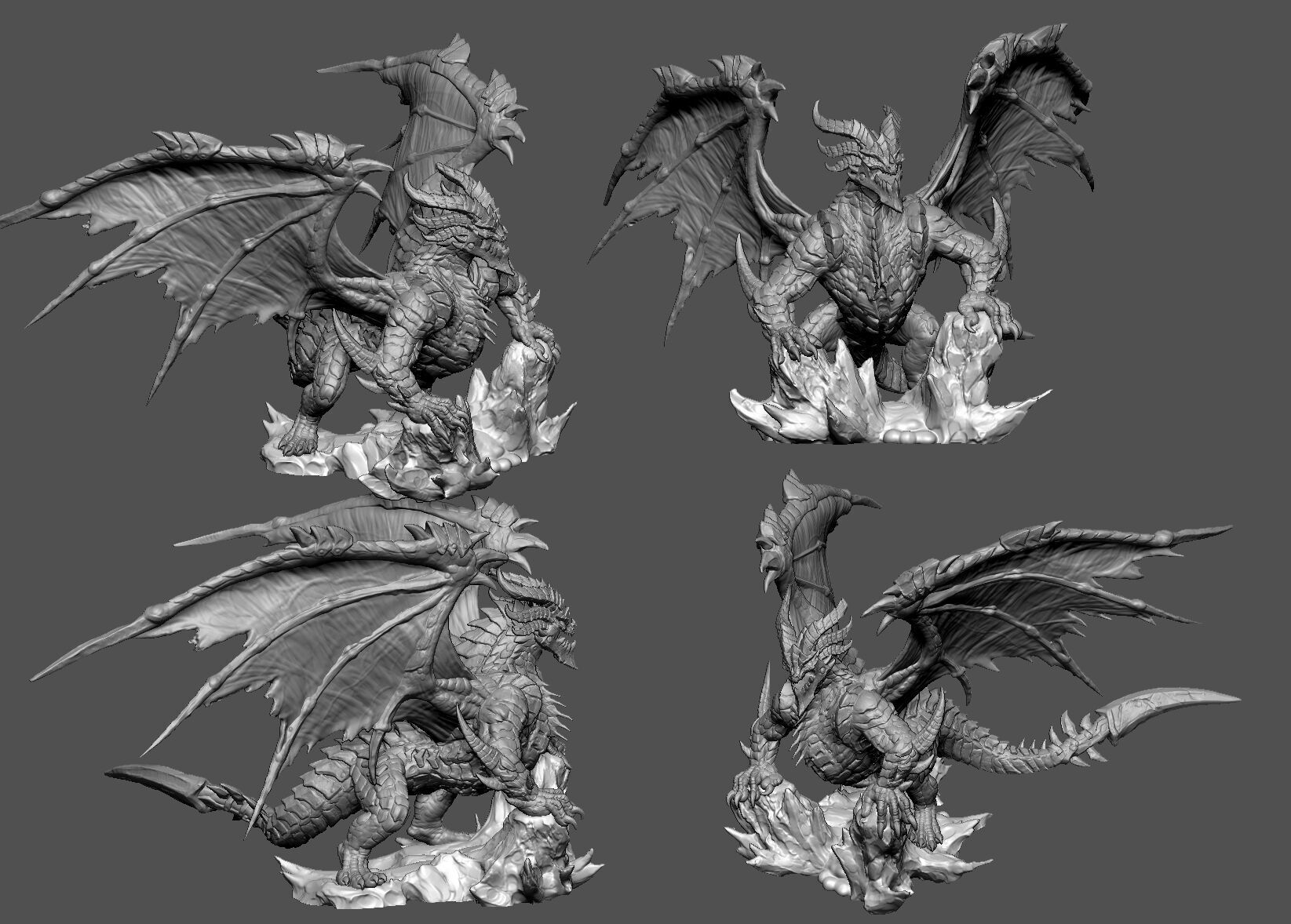 Deathwing 3D print model_8