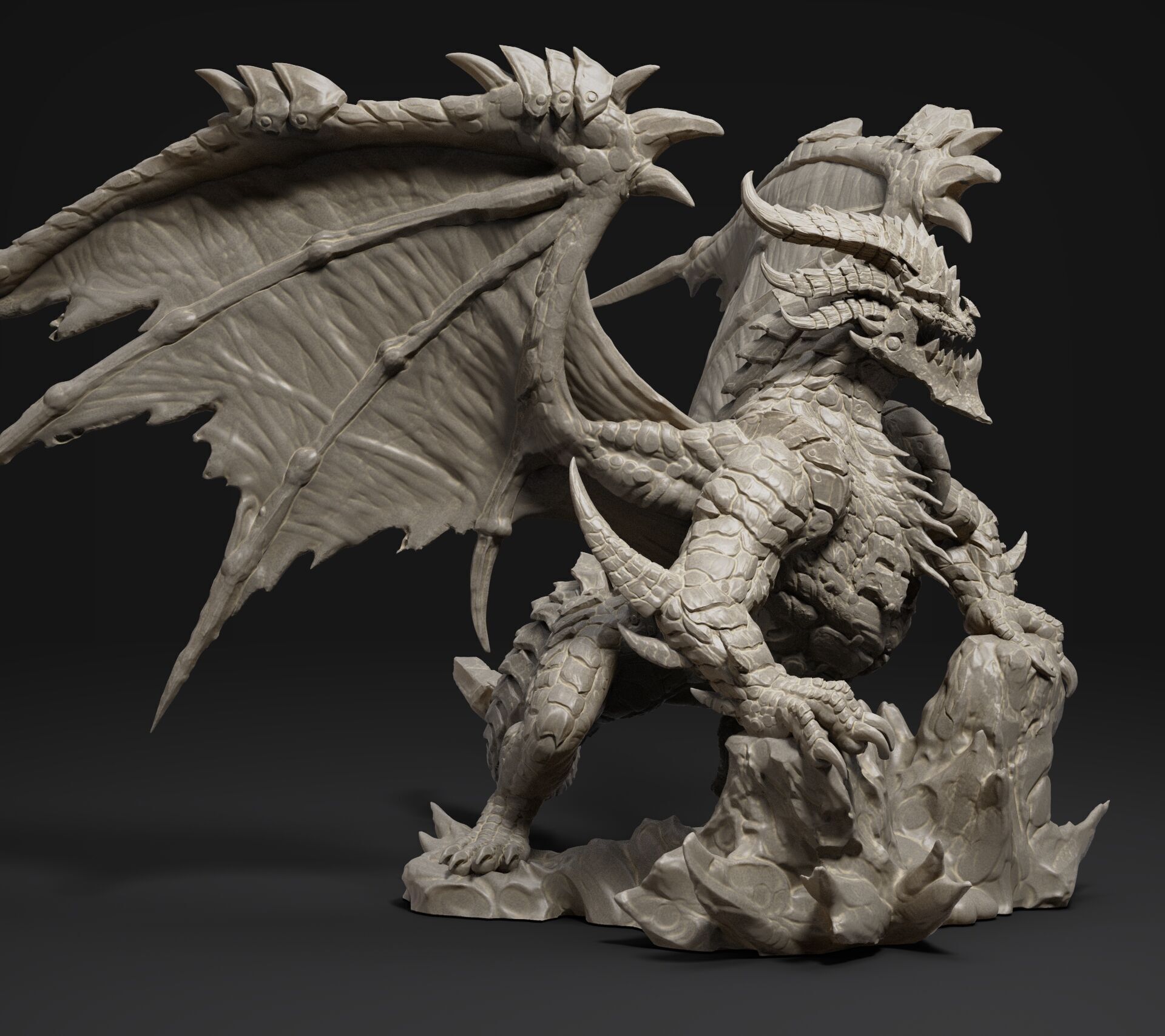 Deathwing 3D print model_1