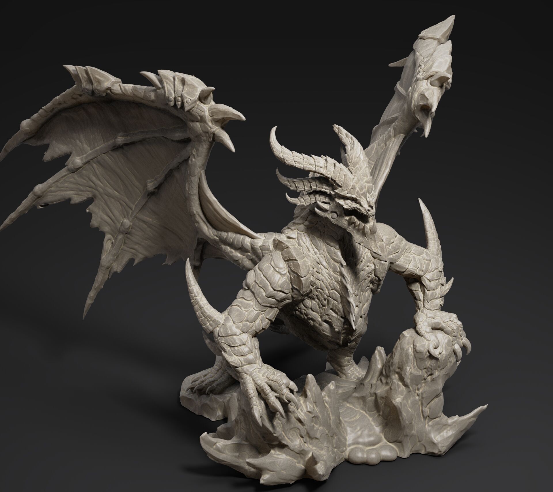Deathwing 3D print model_4