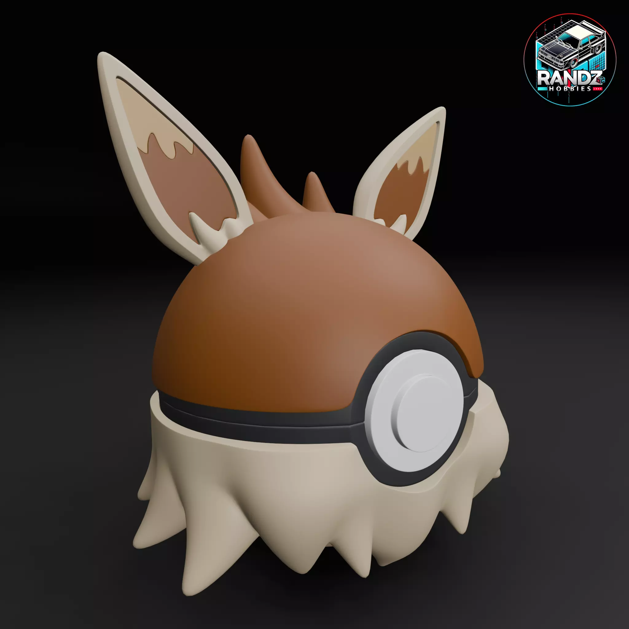 Eevee Pokeball for Pokemon Cards 3D model 3D printable | CGTrader