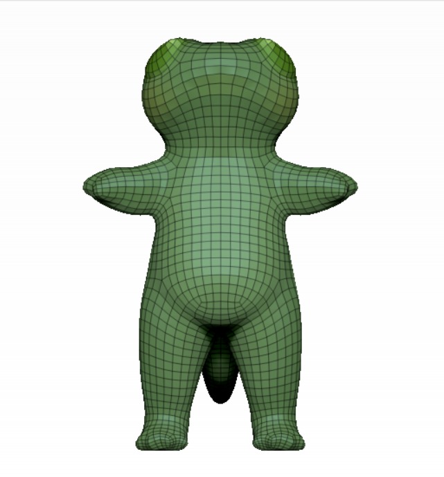 Chubby Cute Amphibians Stylized Game Ready Characters 3D Model Collection_9