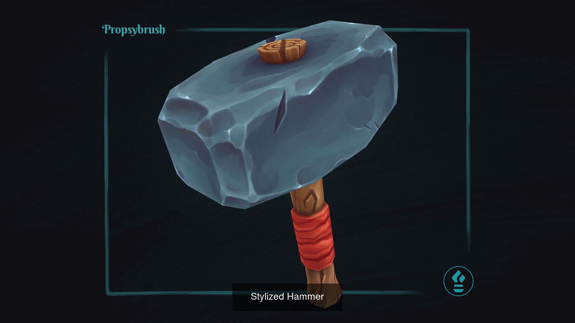 Stylized Farm Tools Props - Low-poly Hand-Painted Game Assets - 3D Model Collection_7