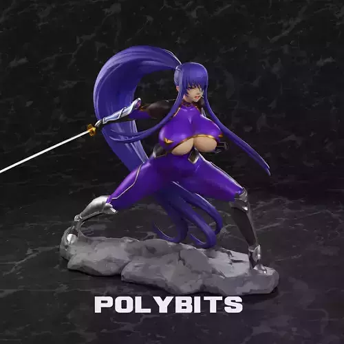 Taimanin Akiyama Rinko Anime Figure 3D print model