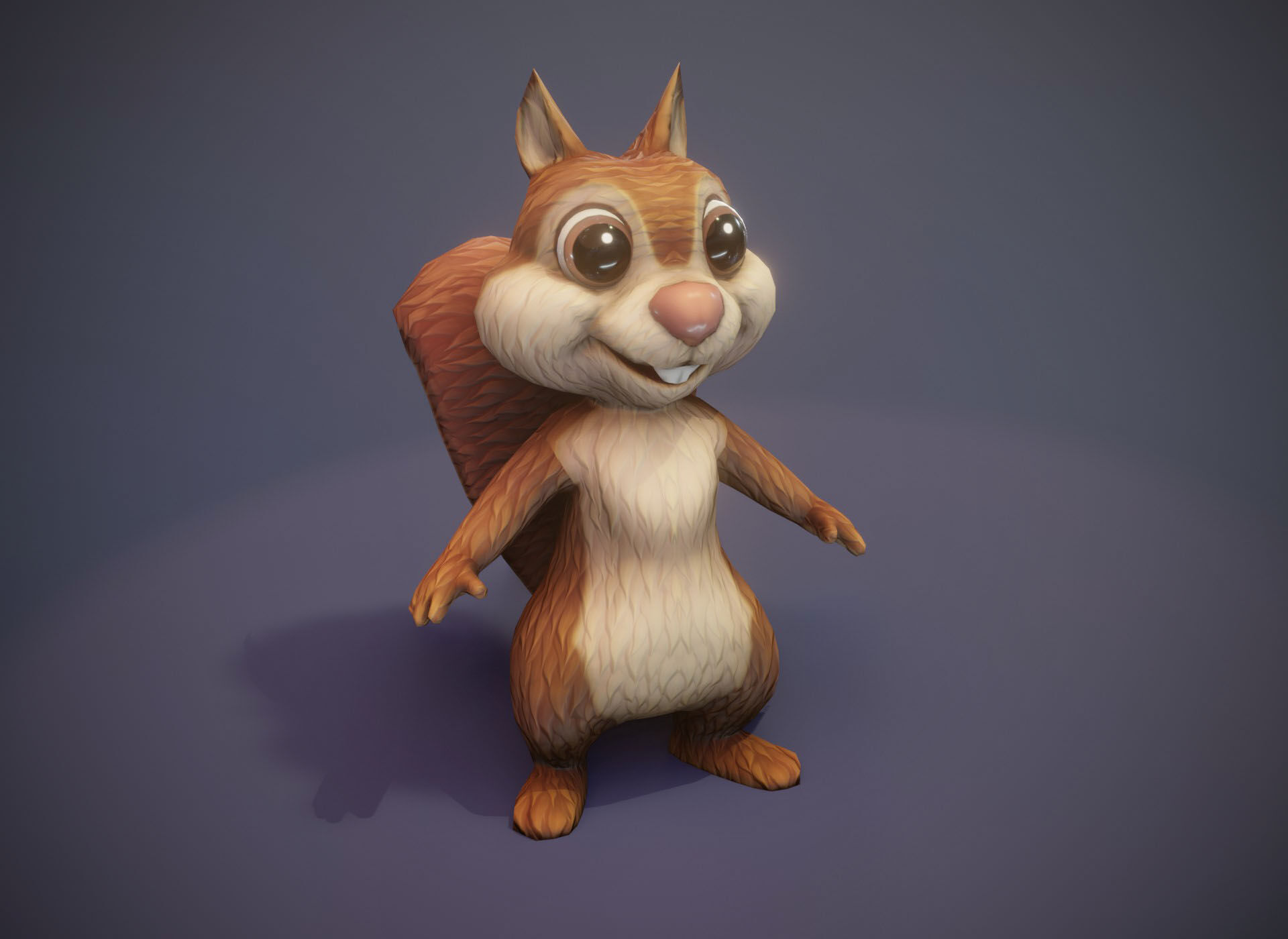 Animated Cartoon Animals Unreal Asset Low-poly 3D model_35