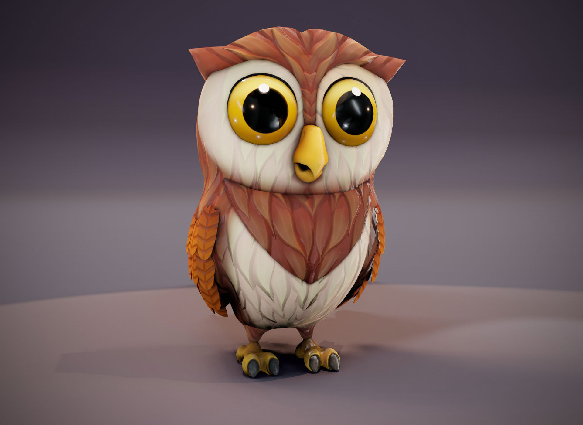 Animated Cartoon Animals Unreal Asset Low-poly 3D model_28