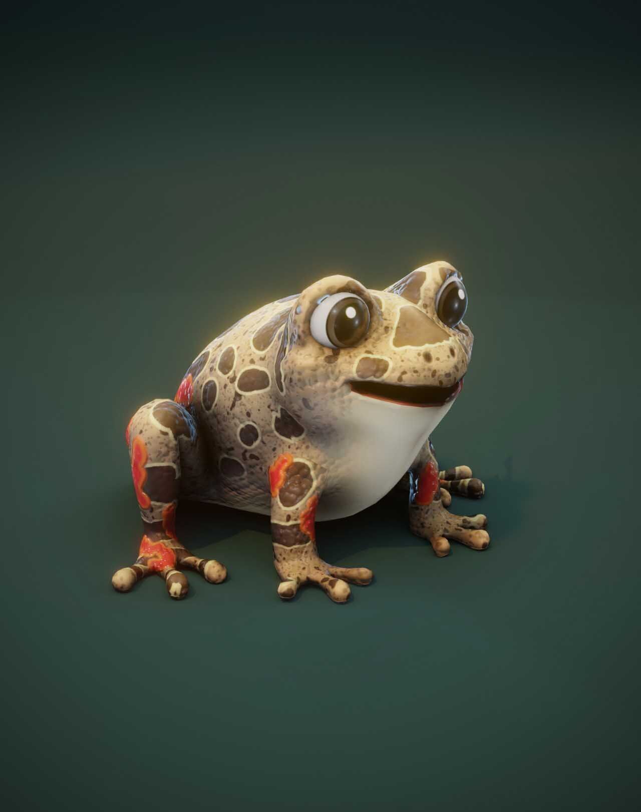 Animated Cartoon Animals Unreal Asset Low-poly 3D model_47