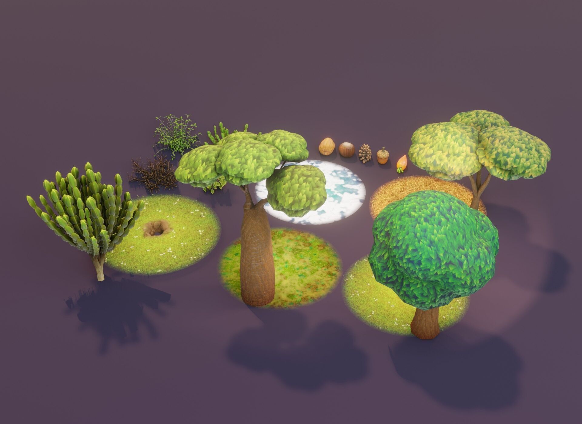 Animated Cartoon Animals Unreal Asset Low-poly 3D model_27