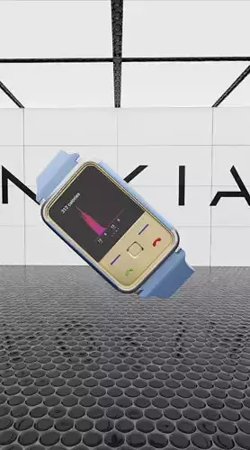 Smart Watch Product Design Low-poly 3D model
