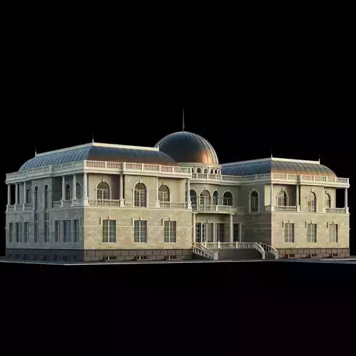 Classic villa 3D model