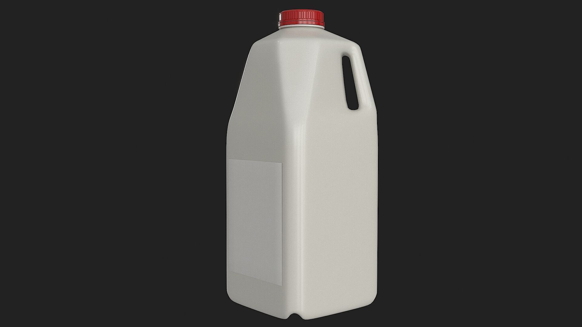 Half Gallon Plastic Jug Low-poly 3D model_15