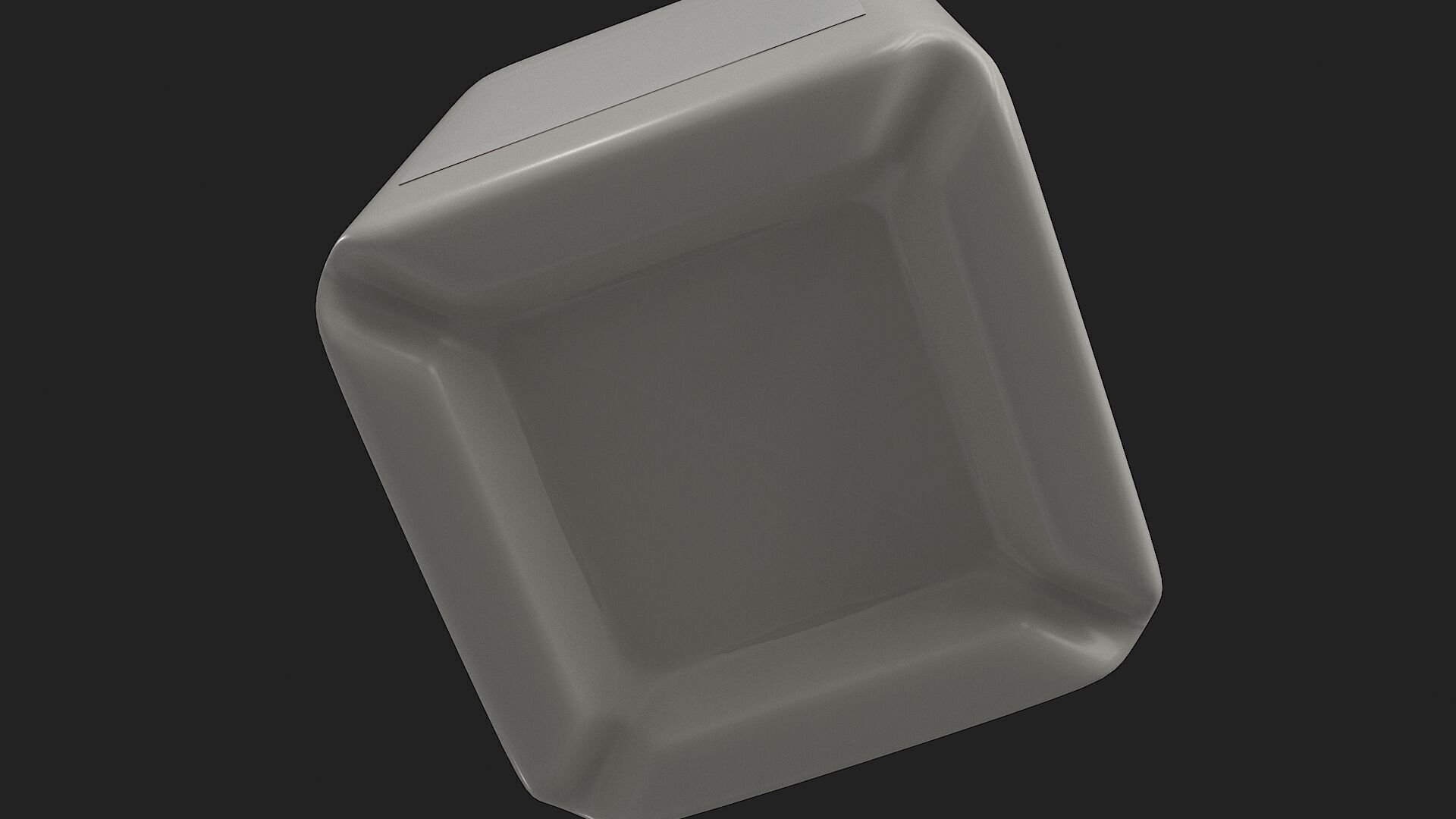 Half Gallon Plastic Jug Low-poly 3D model_7