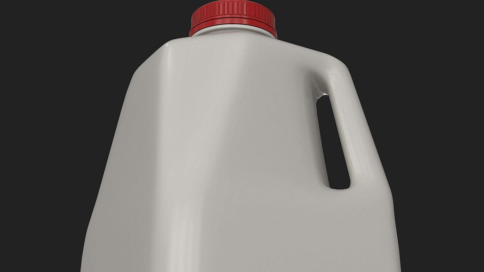 Half Gallon Plastic Jug Low-poly 3D model_5