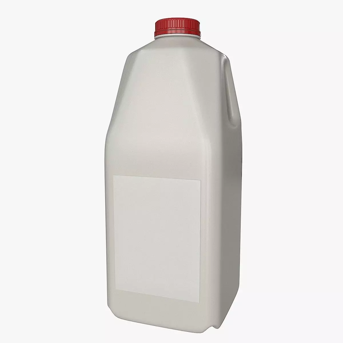Half Gallon Plastic Jug Low-poly 3D model_0