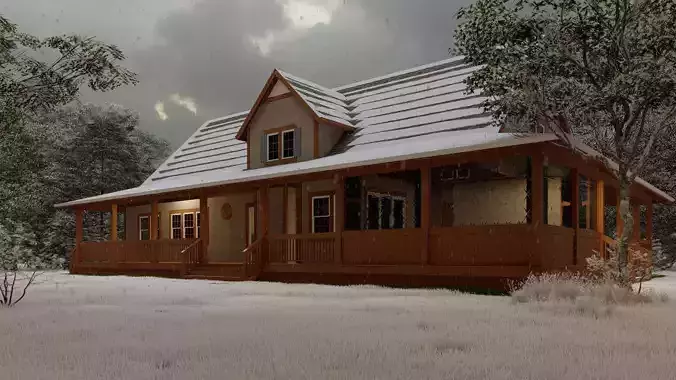 Casa Scene-villa-modern house 3D model Casa Scene-villa-modern house 3D model