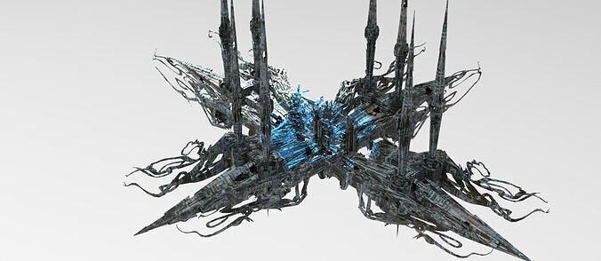 Deep Sea interstellar  array 1  Low-poly 3D model