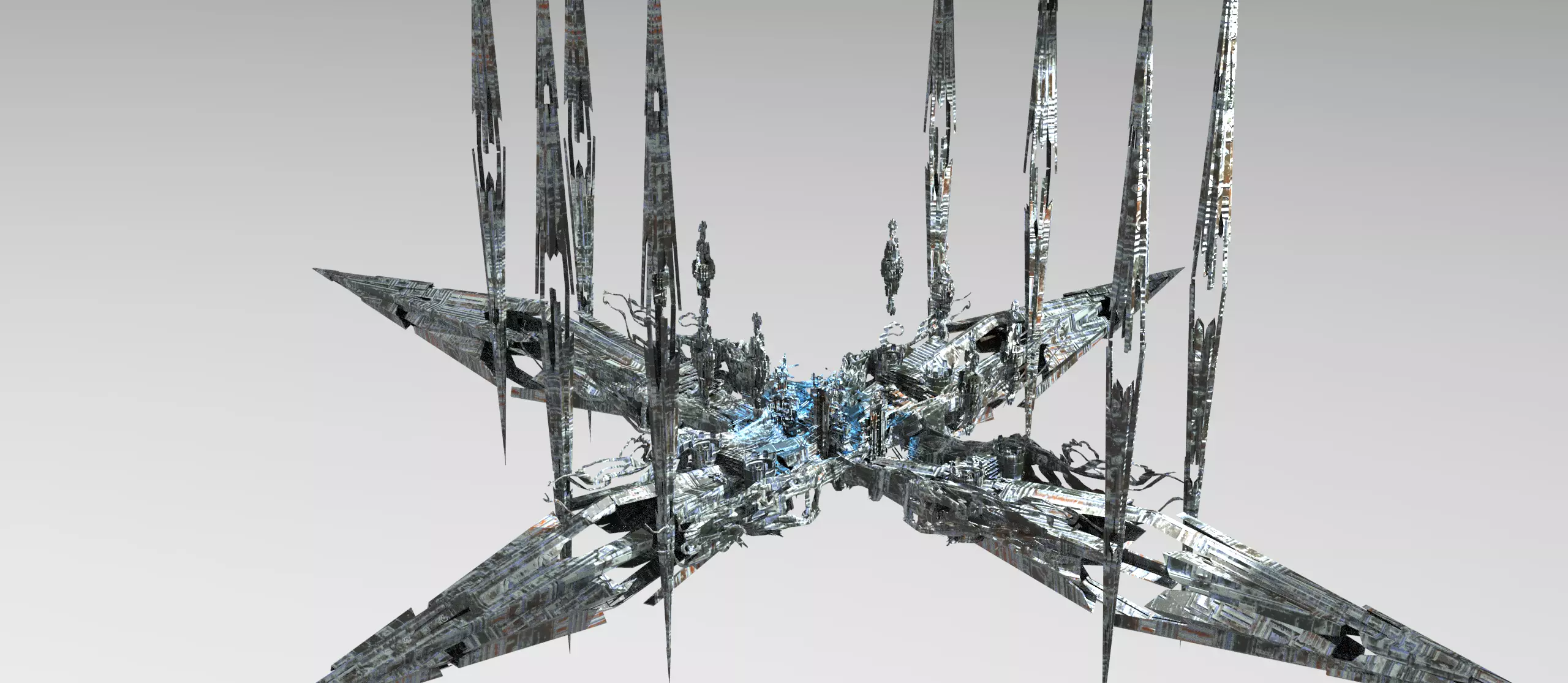 Deep Sea interstellar array 2 Low-poly 3D model_0