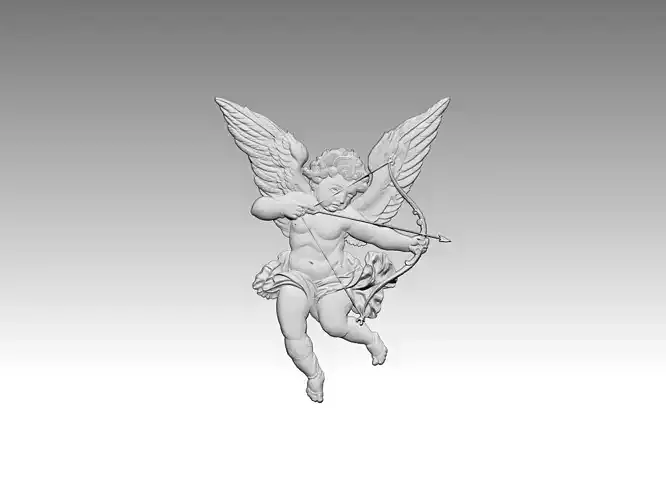 angel boy statue