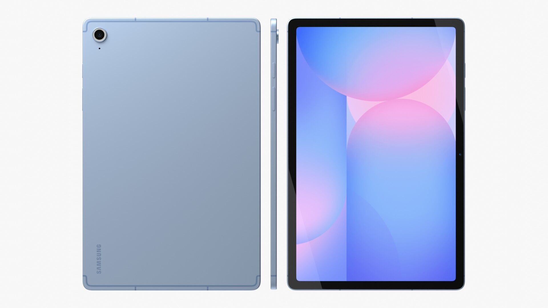 Samsung Galaxy Tab S10 FE Blue 3D model_2