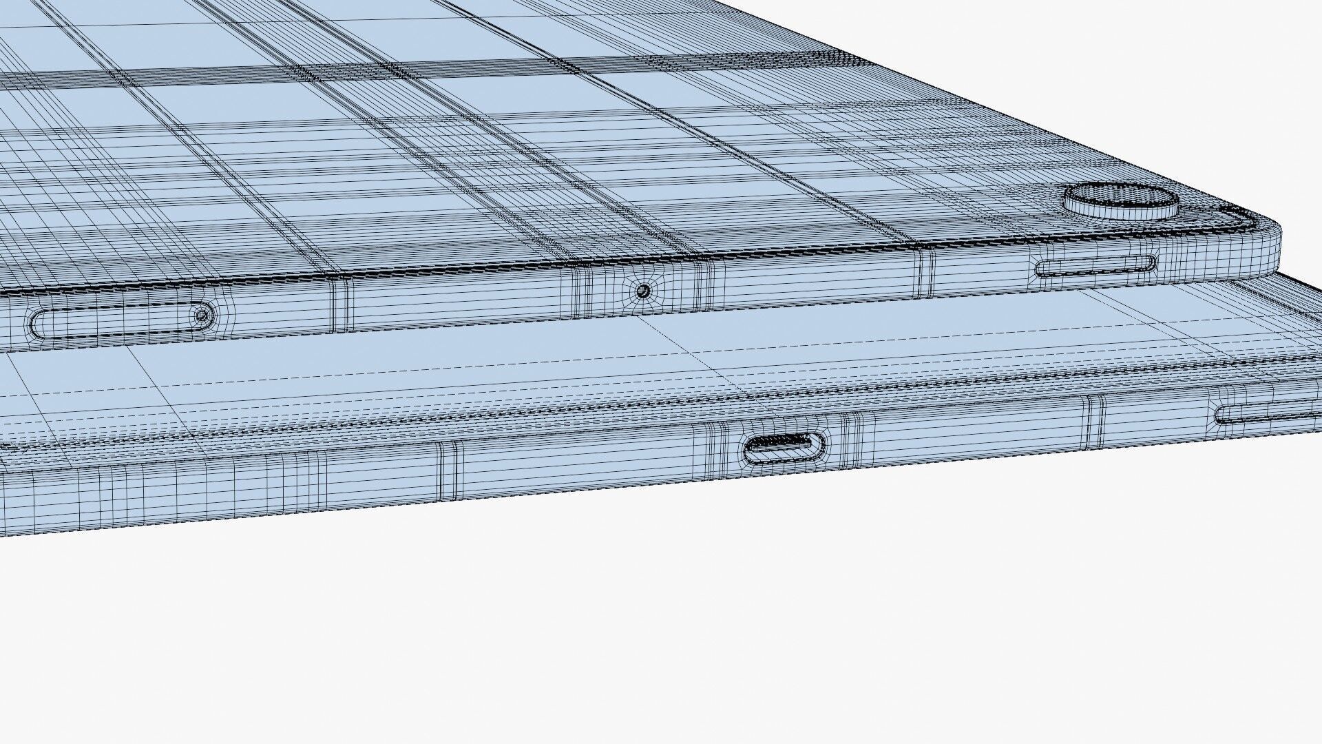 Samsung Galaxy Tab S10 FE Blue 3D model_20