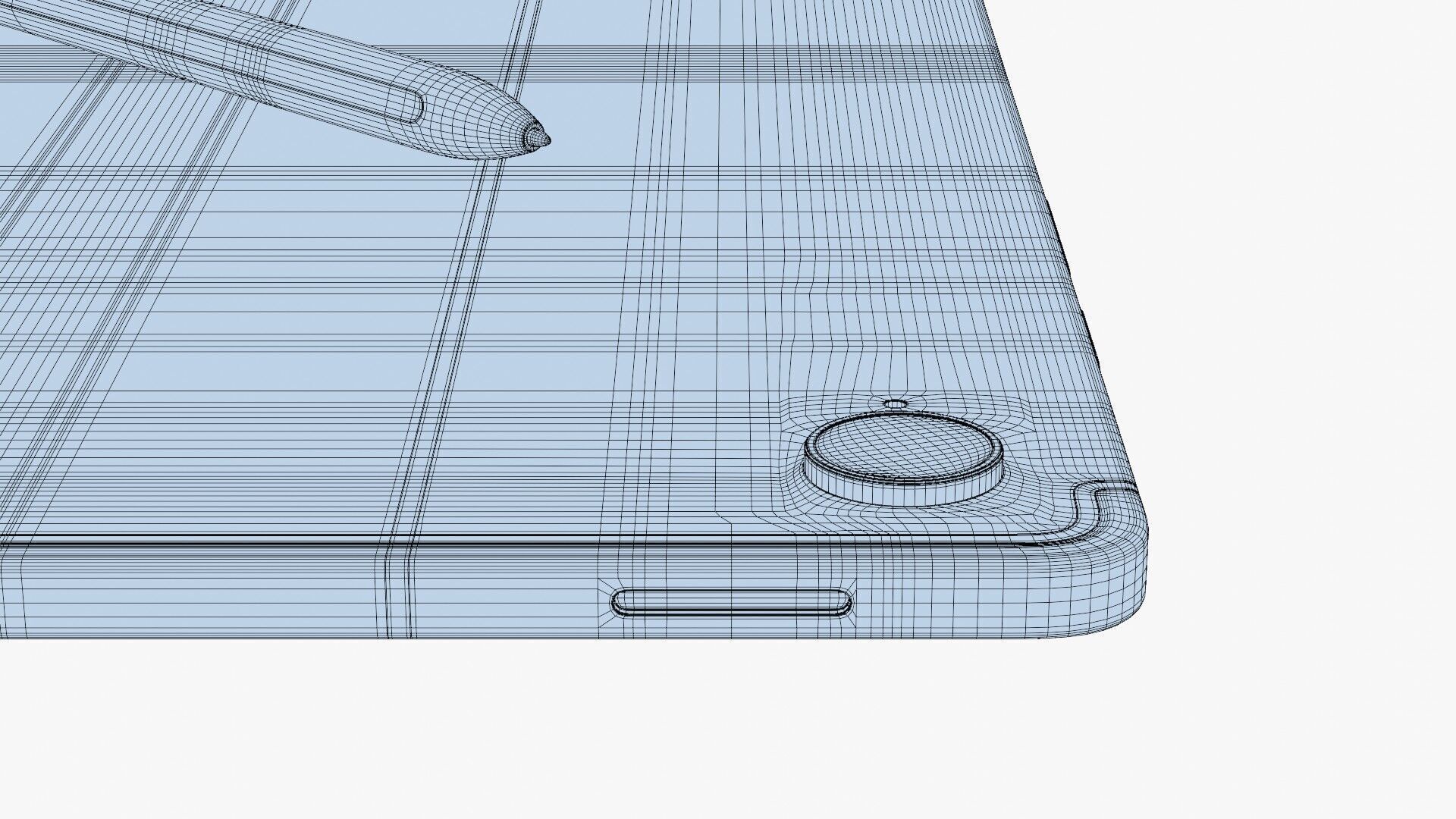 Samsung Galaxy Tab S10 FE Blue 3D model_17