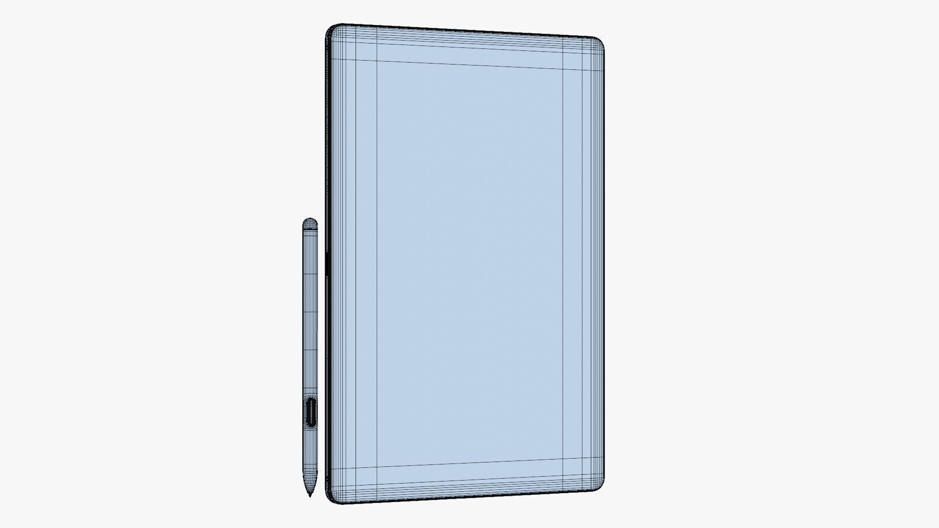 Samsung Galaxy Tab S10 FE Blue 3D model_21