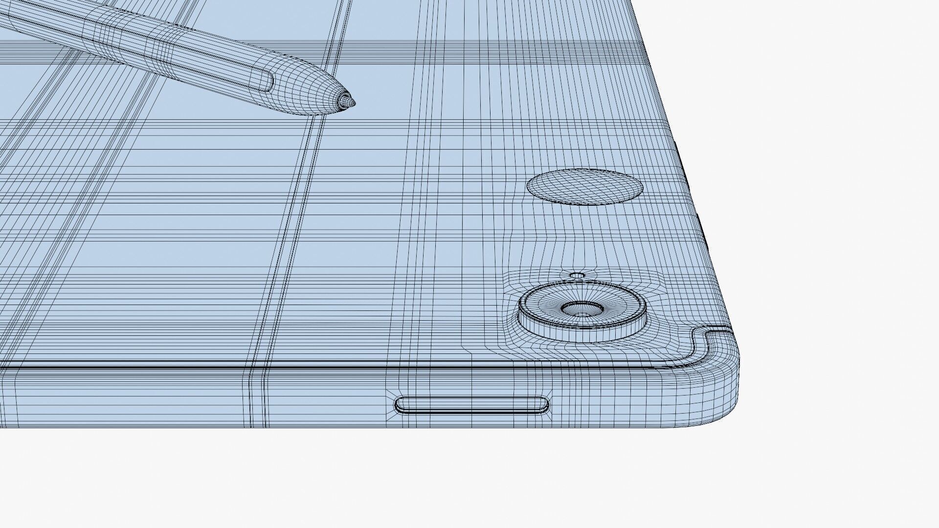 Samsung Galaxy Tab S10 FE Blue 3D model_18