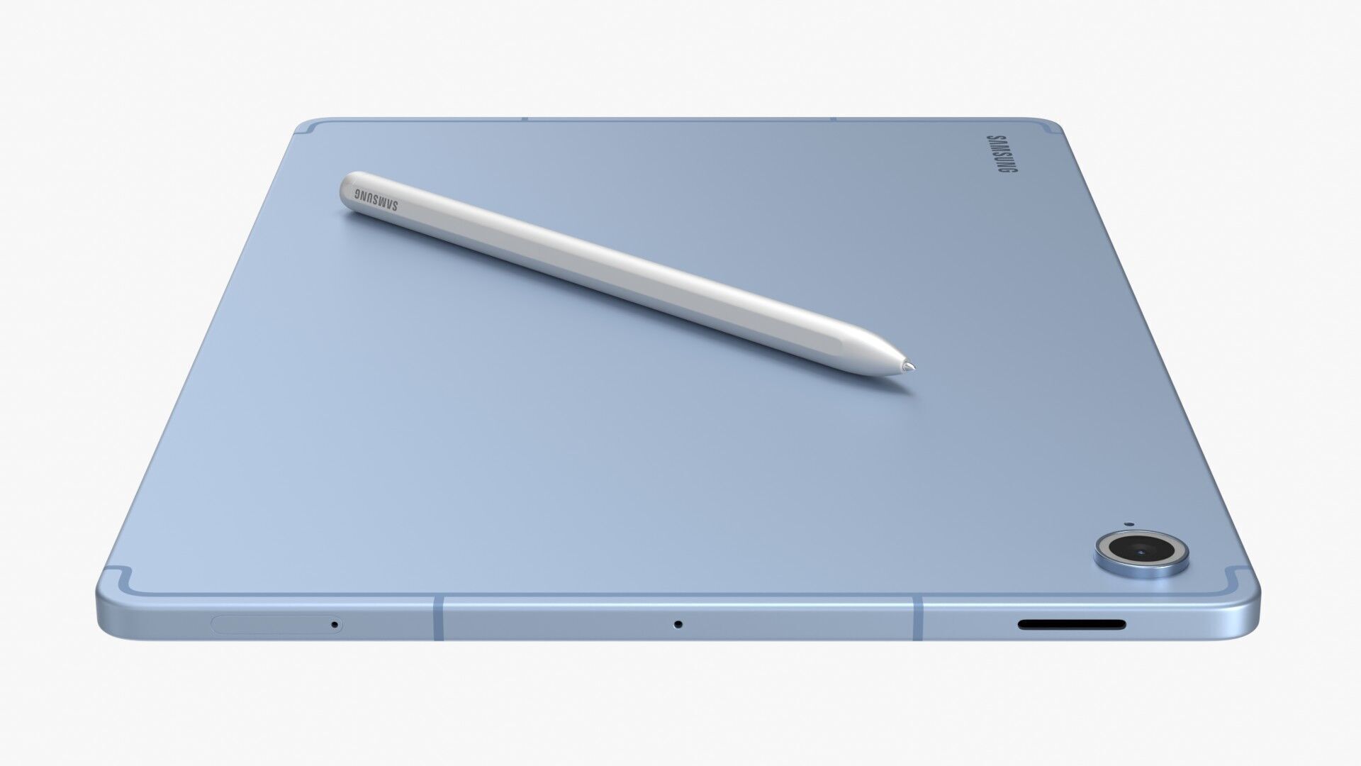 Samsung Galaxy Tab S10 FE Blue 3D model_4