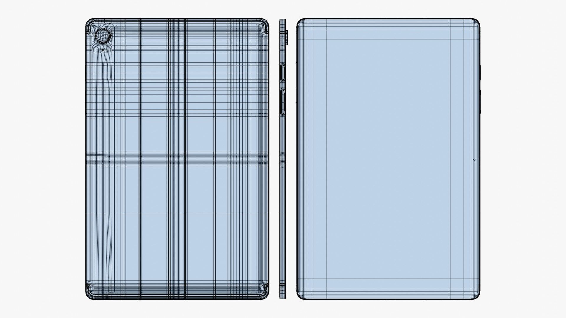 Samsung Galaxy Tab S10 FE Blue 3D model_14