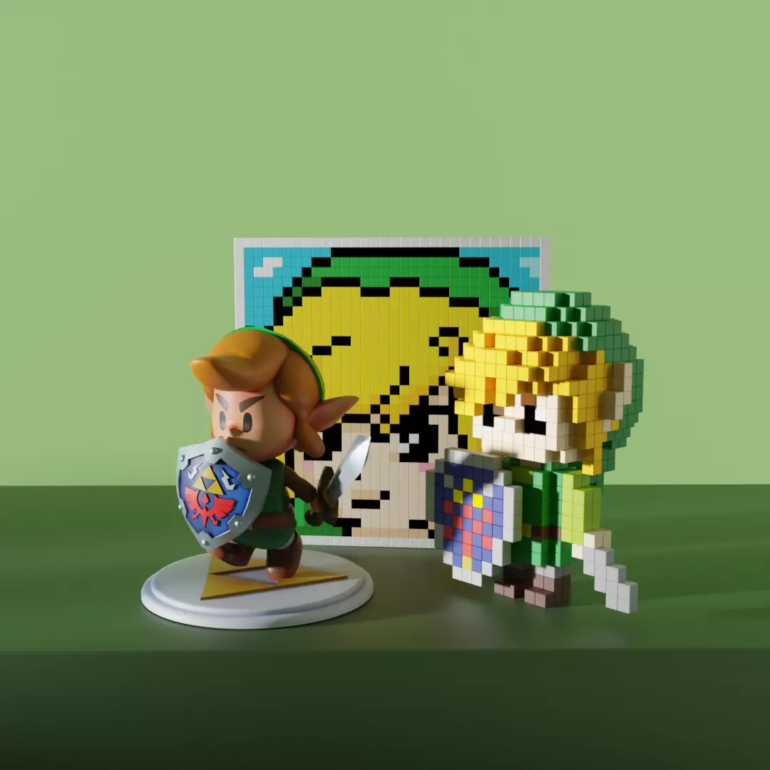 link the legend of zelda 3D model_0