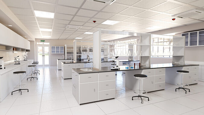 Science Laboratory  3D model