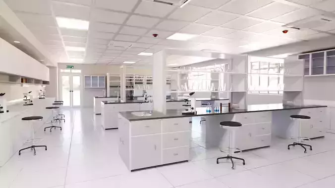 Science Laboratory  3D model