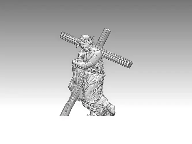 cross jesus christ statue