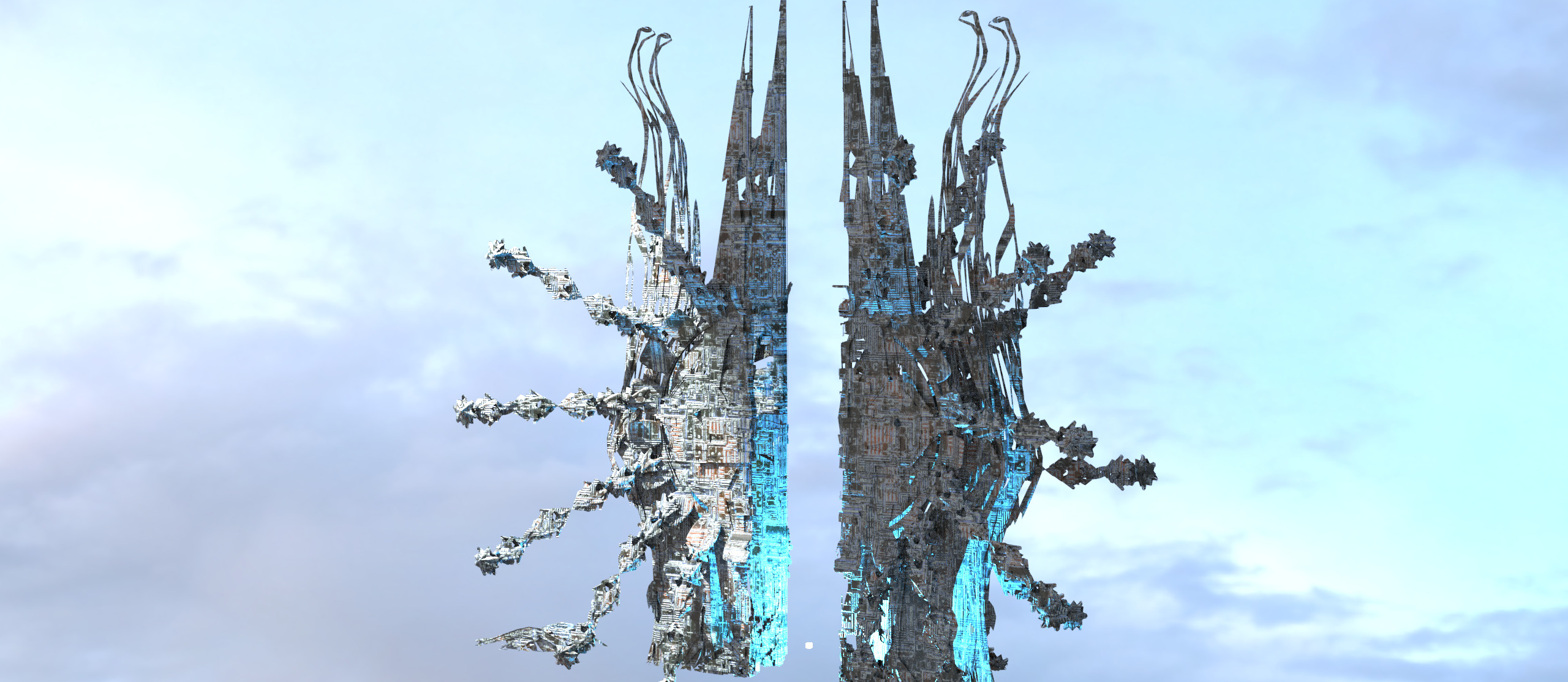 interstellar Archway  Low-poly 3D model_1