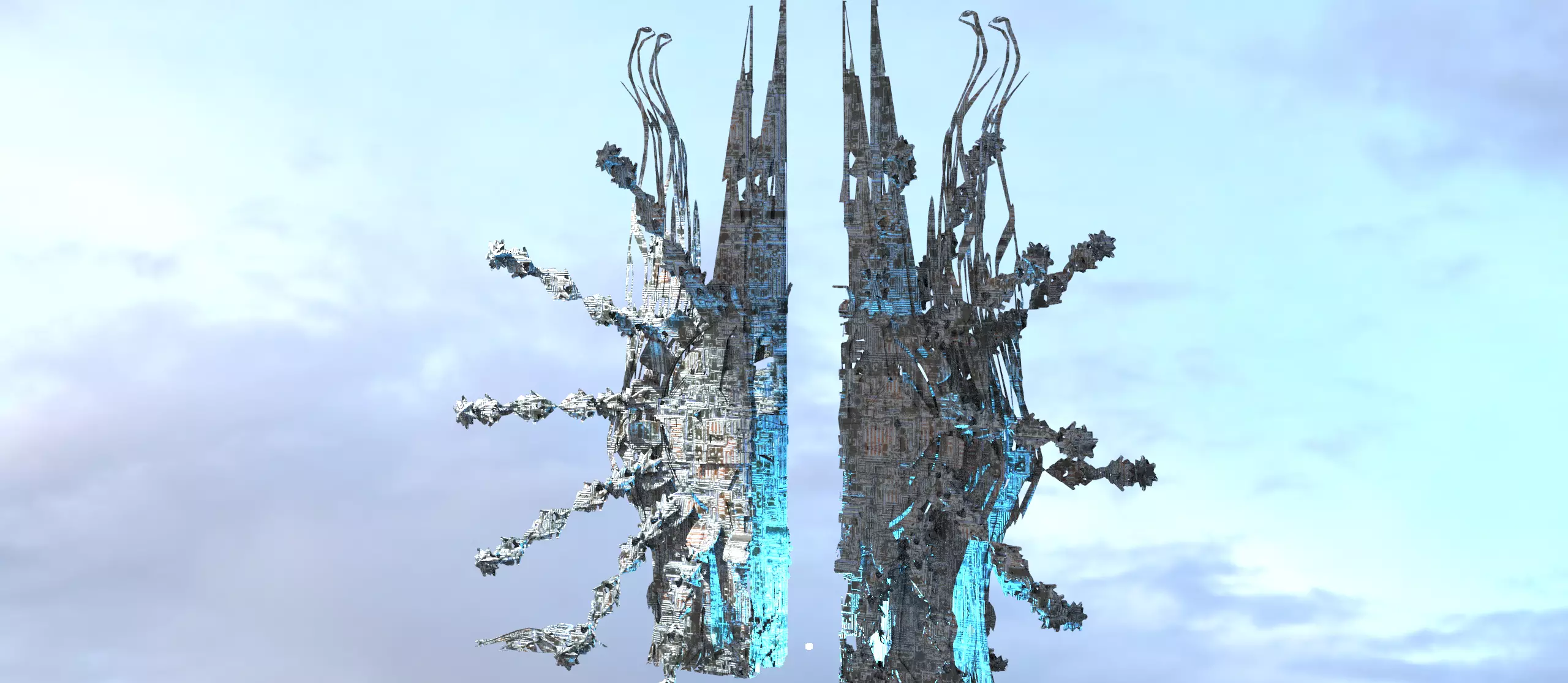 interstellar Archway  Low-poly 3D model_0