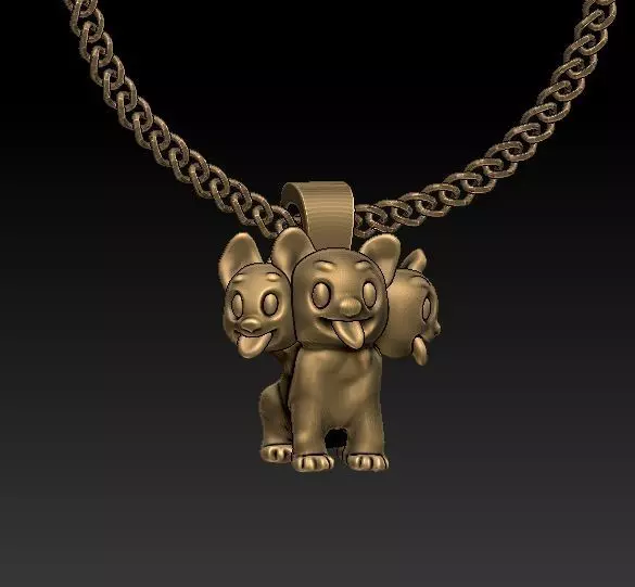 CERBERUS PENDANT 3D print model